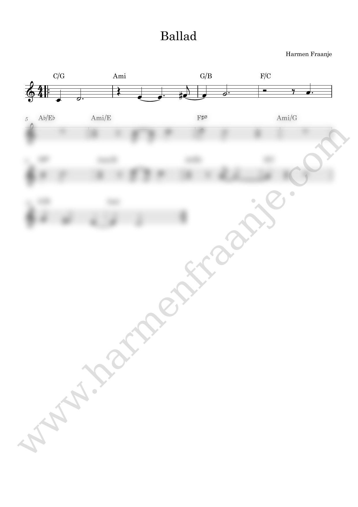 Score Ballad