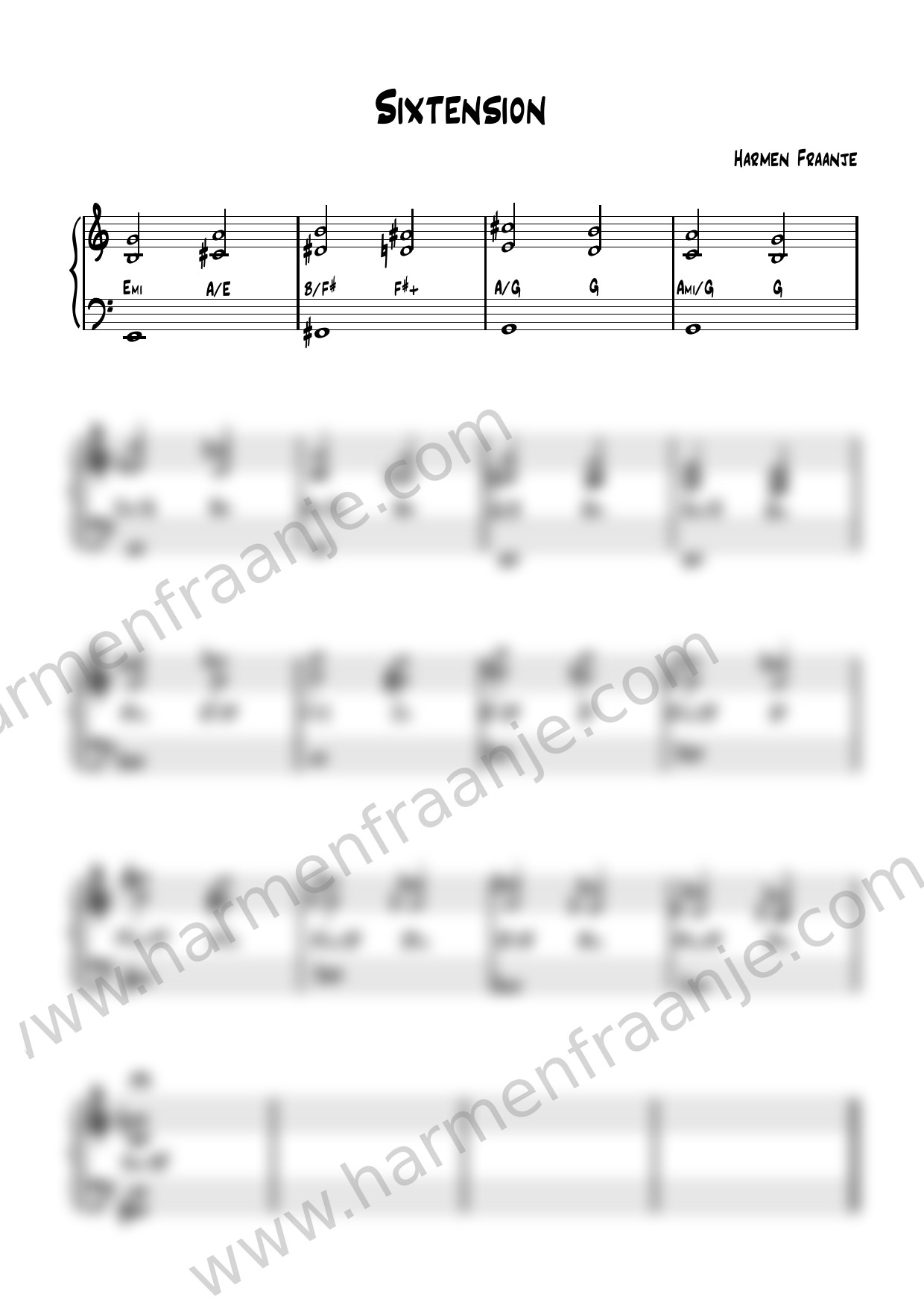 Score preview Sixtension
